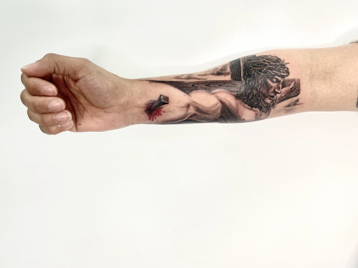 Explore demonic tattoo ideas, creative tattoo ideas in Katy, available at Family Tattoo Studio