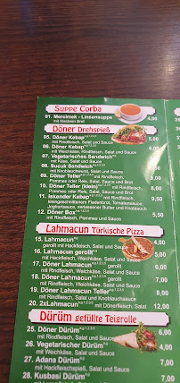 Carte du Yasar Usta Pizzeria & Kebabhaus à Limburg