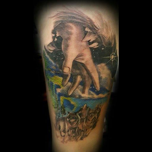 Explore good neck tattoo ideas, creative tattoo ideas in Savannah, available at Tatlyfe Studios