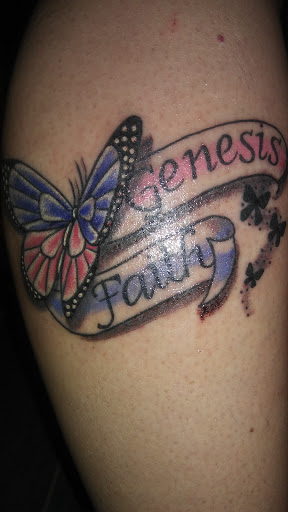 Explore black mens tattoo ideas, creative tattoo ideas in Sanford, available at Ink Ink Tattoos