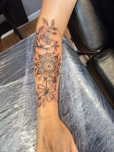 Explore tattoo ideas for men leg, creative tattoo ideas in Beaverton, available at In The Mix Tattoo Studio LLC