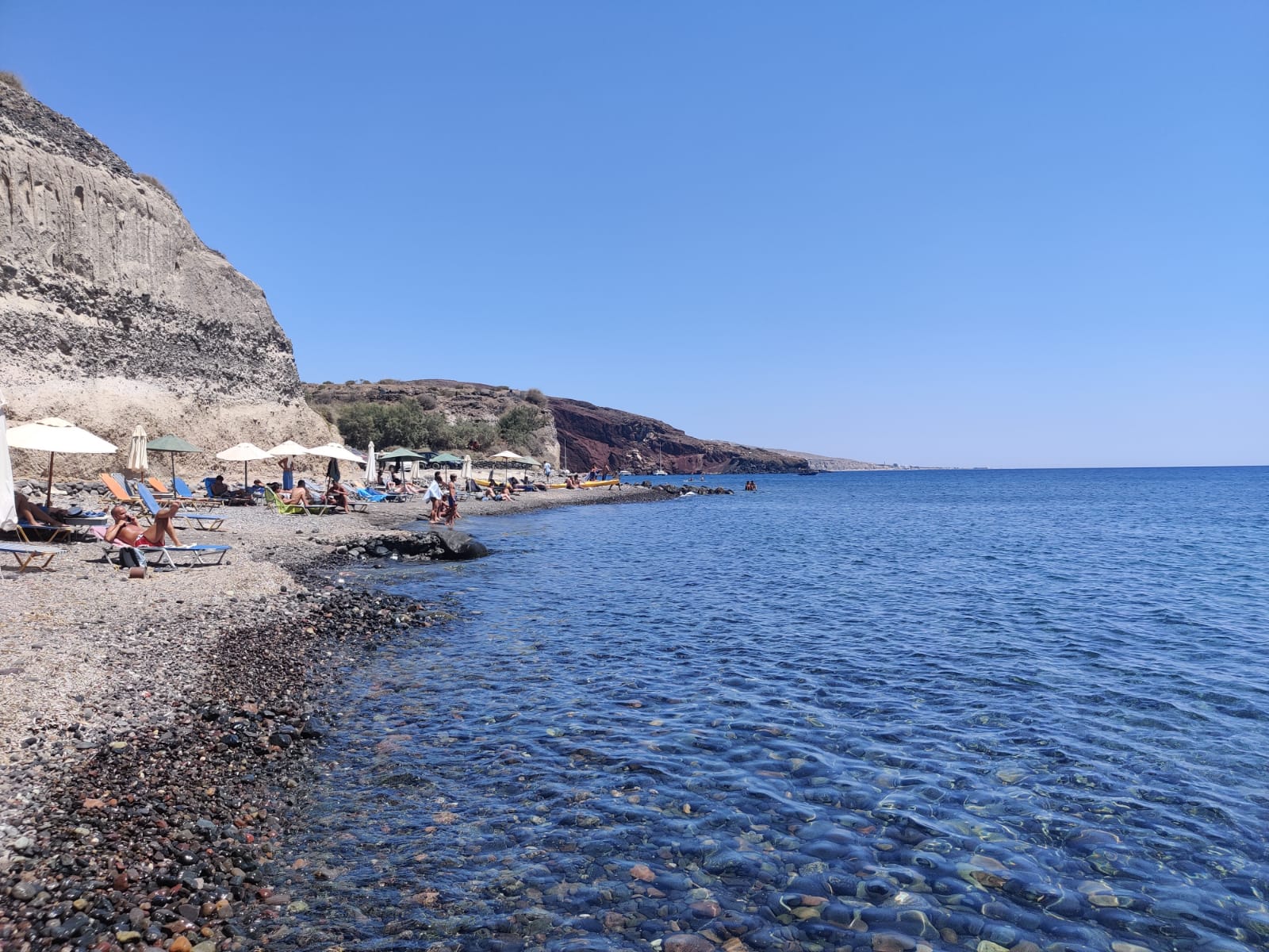 Photo of Kambia beach with gray sand &  pebble surface