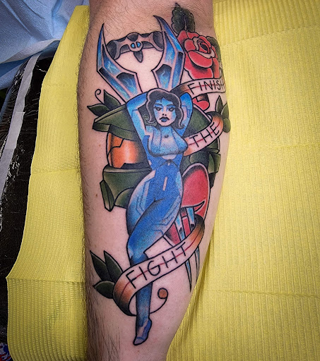 Explore tattoo ideas face, creative tattoo ideas in Denver, available at CREATUREARCADE TATTOO AND ILLUSTRATION-LOCATED IN LAKEWOOD CO