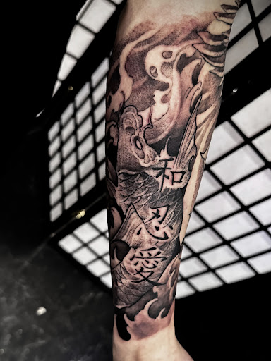 Explore mechanic tattoo sleeve ideas, creative tattoo ideas in Saint Paul, available at Supreme Art Of War Inc