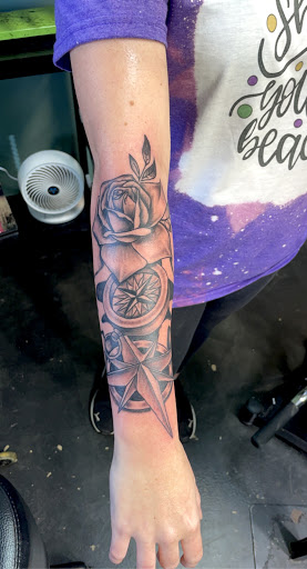 Explore diesel truck tattoo ideas, creative tattoo ideas in Meridian, available at Creative Pain Tattoo Studio