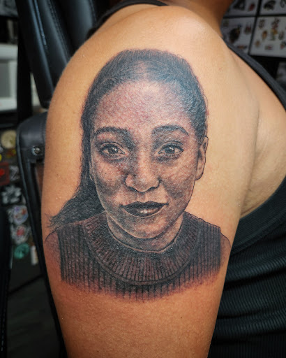 Explore mask tattoo ideas, creative tattoo ideas in Torrington, available at Head 2 Toe Tattoo