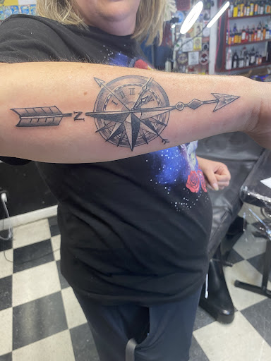 Explore hawaii flower tattoo ideas, creative tattoo ideas in Seaside, available at Lucky Dog Tattoo