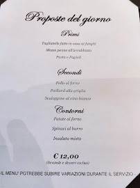Menu du Il Volo à Cinisello Balsamo