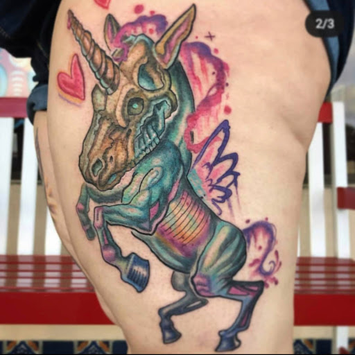 Explore matching tattoo ideas for husband and wife, creative tattoo ideas in Stuart, available at Tiger Shark Tattoo Studio