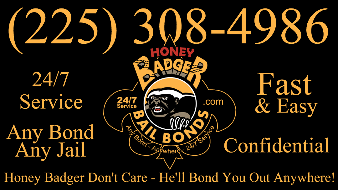 Honey Badger Bail Bonds of Baton Rouge location