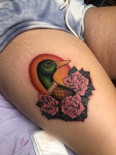 Explore flamingo tattoo ideas, creative tattoo ideas in Southaven, available at Illusion Ink