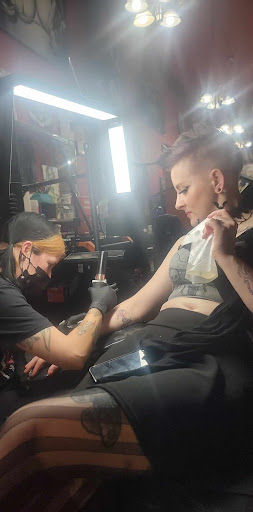 Explore broken clock tattoo ideas, creative tattoo ideas in San Antonio, available at Rings of Fire Tattoos and Body Piercings