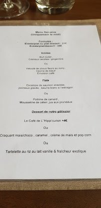 l'Hippi'curien à Toulouse menu