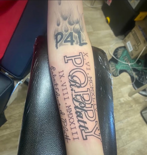 Explore cookie monster tattoo ideas, creative tattoo ideas in Auburndale, available at Till Death Tattoo Studio
