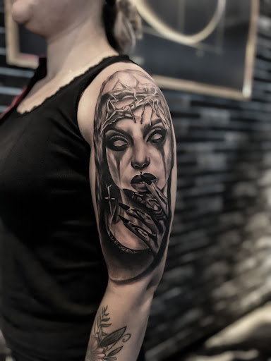 Explore emo tattoo ideas, creative tattoo ideas in Denver, available at Cleopatra INK Tattoo & Piercing Denver Studio