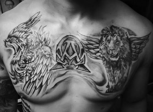 Explore banana tattoo ideas, creative tattoo ideas in Bronx, available at Brass Knuckles Ink Tattoo Studio