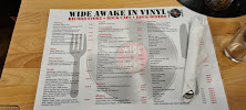 Menu du Rock Cafè Wideawakeinvinyl à Sankt Aldegund