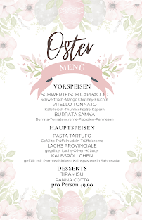Menu du Cello's Glashaus à Lahntal