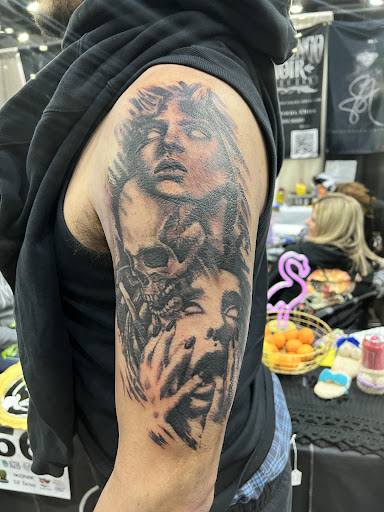 Explore aries tattoo ideas, creative tattoo ideas in Englewood, available at Flamingo Noir Collective