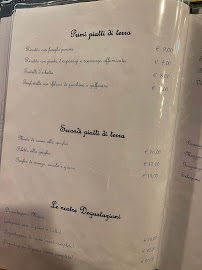 Carte du Ristorante Pizzeria Mariá à Paradigna