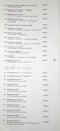 Pizzeria Pomodoro à Hasselroth carte