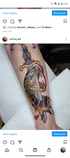 Explore tattoo add ons ideas, creative tattoo ideas in Hilliard, available at 22 Caliber Tattoo Mega Studio