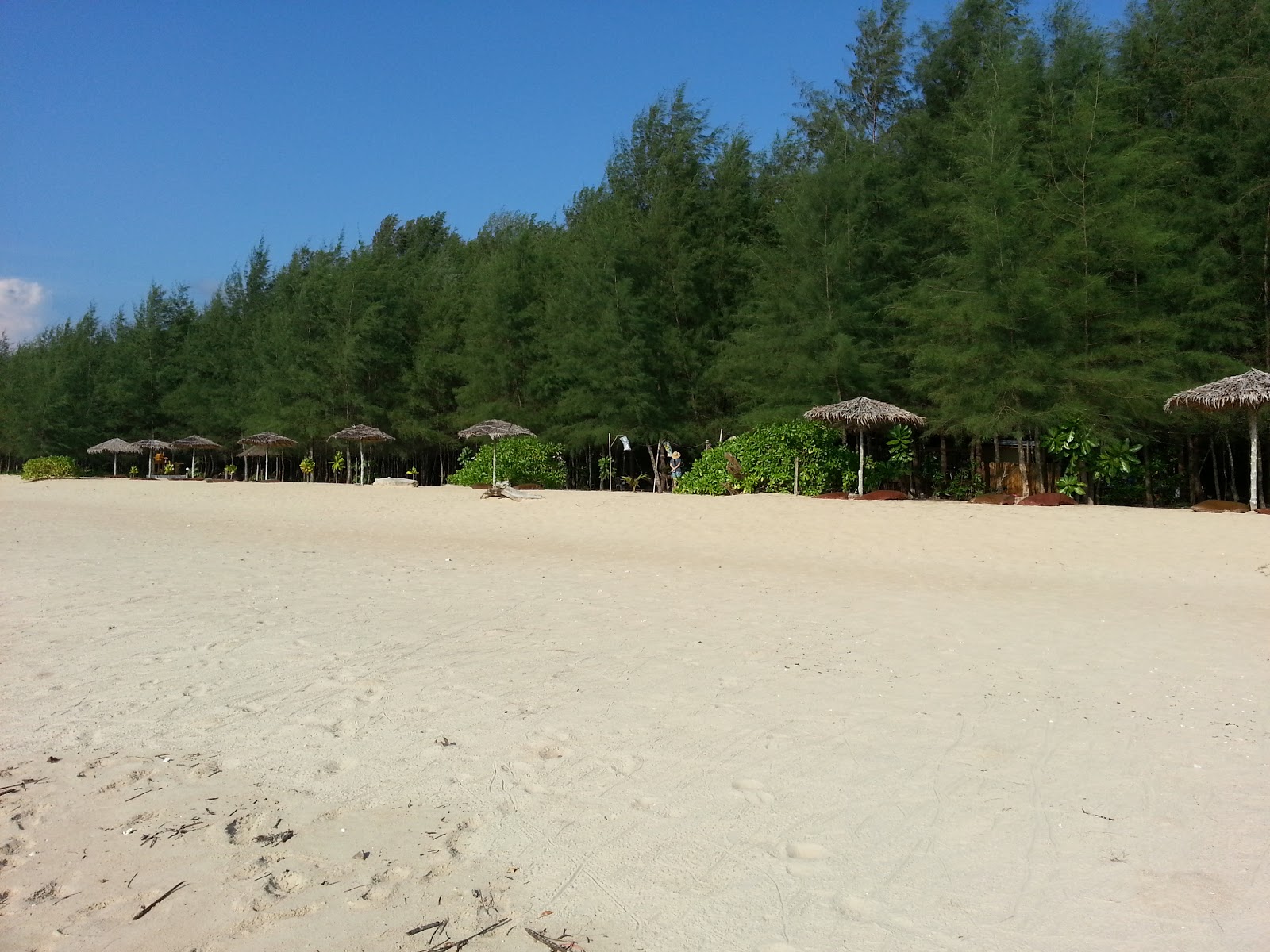 Fotografija Hapla Beach z dolga ravna obala