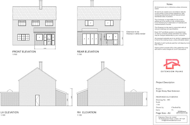 Extension Plans UK - House Extensions London - Architect