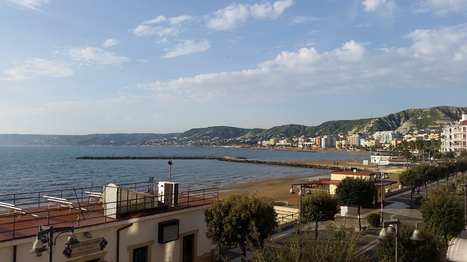 Photo of Crotone beach and the settlement