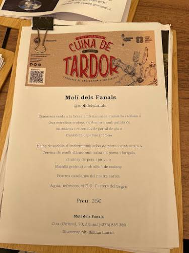 Restaurant Molí dels Fanals - Restaurante