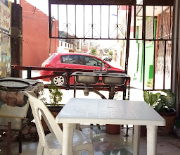 Hamburguesas y tacos al carbón photo