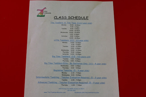 Gymnastics Center «Tiny Tumblers - Rocklin», reviews and photos, 6015 Fairway Dr #200, Rocklin, CA 95677, USA