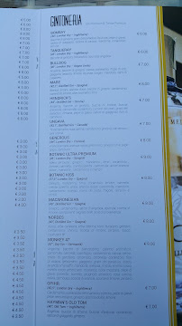 Menu / carte de Kaffeina Alba Adriatica à Alba Adriatica