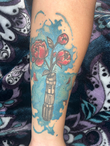 Explore male upper arm tattoo ideas, creative tattoo ideas in Mount Laurel, available at XI XI Tattoo Studio