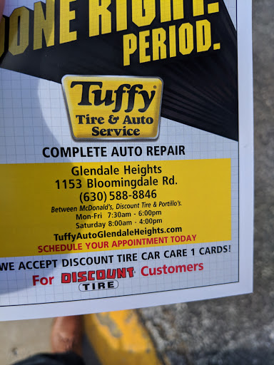Tire Shop «Discount Tire Store - Glendale Heights, IL», reviews and photos, 1145 Bloomingdale Rd, Glendale Heights, IL 60139, USA