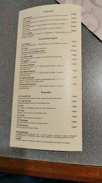 Menu / carte de Akropolis à Nordhausen
