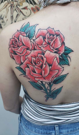 Explore stencil tattoo ideas, creative tattoo ideas in Milwaukee, available at MANIA Tattoos Milwaukee