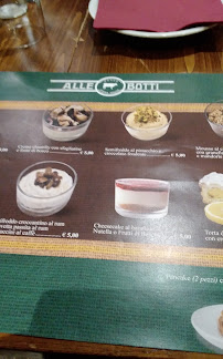 Ristorante Alle Botti à Montesilvano menu