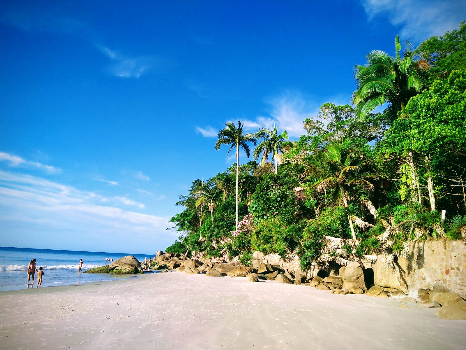 Foto von Praia Da Galega mit beiger sand Oberfläche