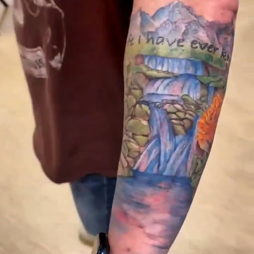 Explore sunshine tattoo ideas, creative tattoo ideas in Vancouver, available at Studio X Tattoos & Piercings