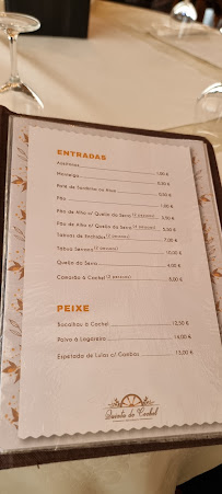 Menu / carte de Quinta do Cochel à Fornos de Algodres