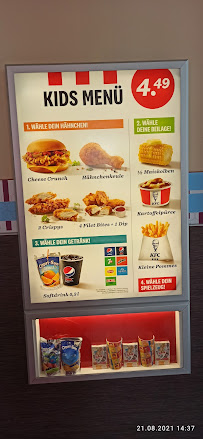 Kentucky Fried Chicken à Mülheim-Kärlich carte