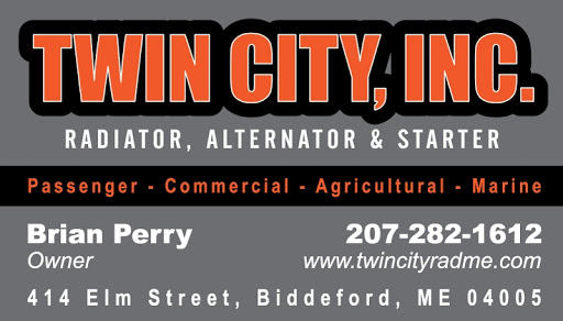 Radiator Shop «Twin City Radiator & Alternator Inc», reviews and photos, 414 Elm St, Biddeford, ME 04005, USA