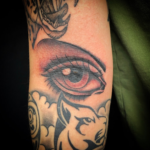 Explore aang tattoo ideas, creative tattoo ideas in Denton, available at Black Anchor Tattoo