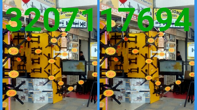 Soportes para tv pereira 3207117694