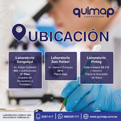Opiniones de Quimap Laboratorio en Sangolqui - Médico