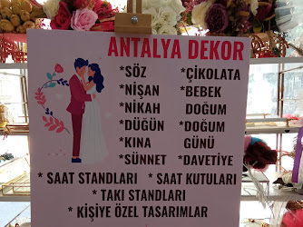 Antalya Dekor - Antalya Nikah Şekerleri