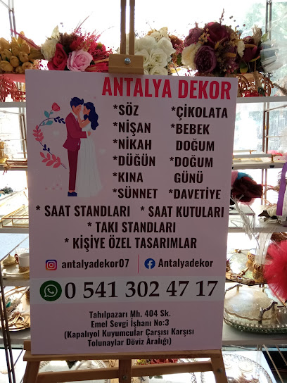 Antalya Dekor - Antalya Nikah Şekerleri