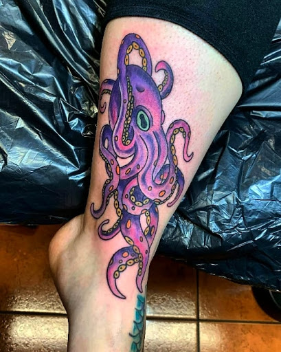 Explore pistol tattoo ideas, creative tattoo ideas in Orangevale, available at Black Rose Tattoo & Body Piercing