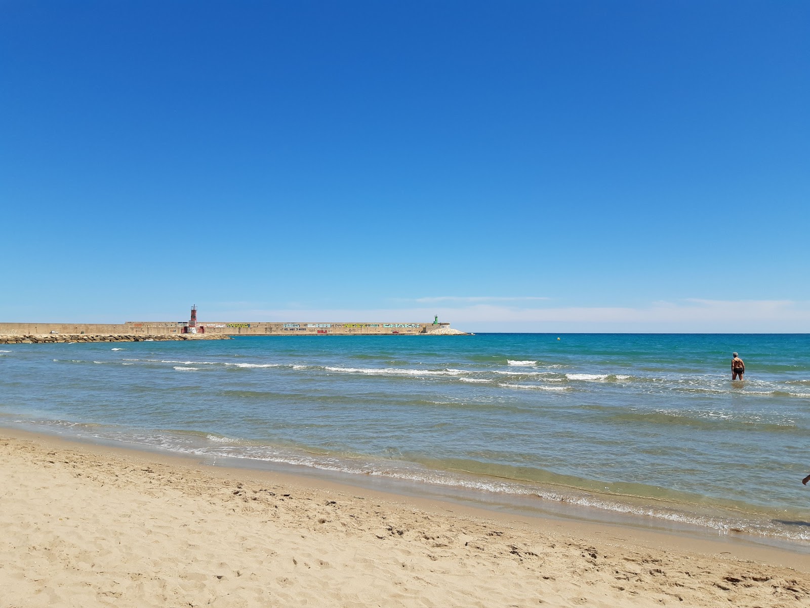 Playa del Morrongo 2'in fotoğrafı kahverengi kum yüzey ile